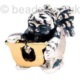 MS344T-14kt-gold-and-silver-cherub-letter-U